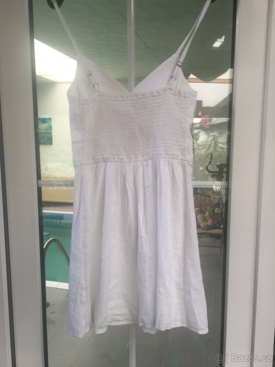 Šaty bavlna/len, Hollister - 2