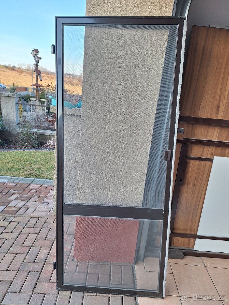 Dveřní síť proti hmyzu, hliník - 2