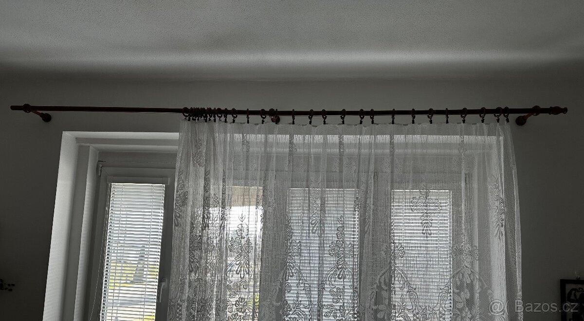 Dřevěná garnýž 3m - 2