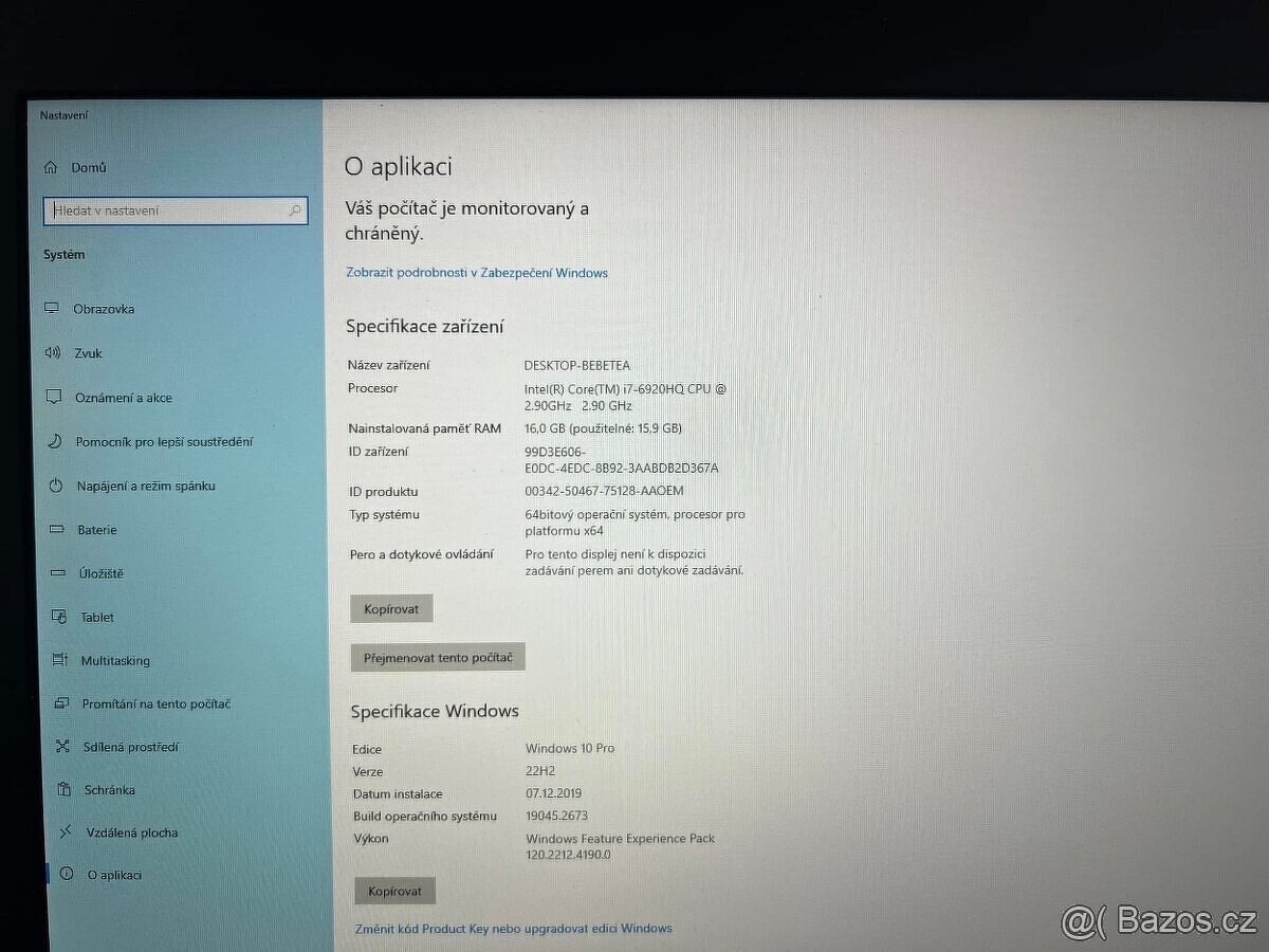 DELL Precision 7510 Intel Corei7-6920HQ CPU@2,90GHz RAM 16GB - 2