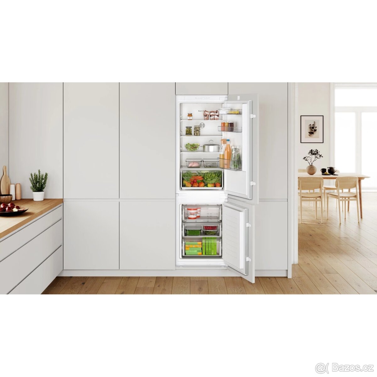 Lednice Bosch (Vestavná chladnička s mrazákem dole KIN86NSF0 - 2