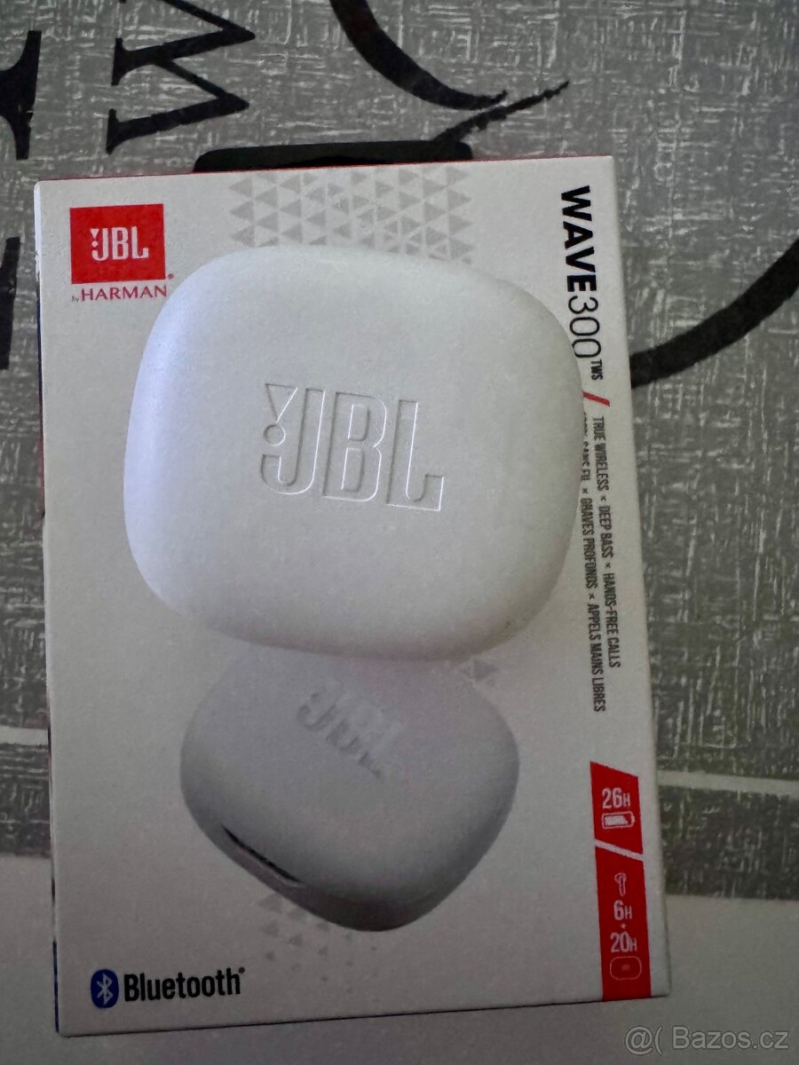 BEZDRÁTOVÉ SLUCHÁTKA JBL WAVE 300-BÍLÉ - 2
