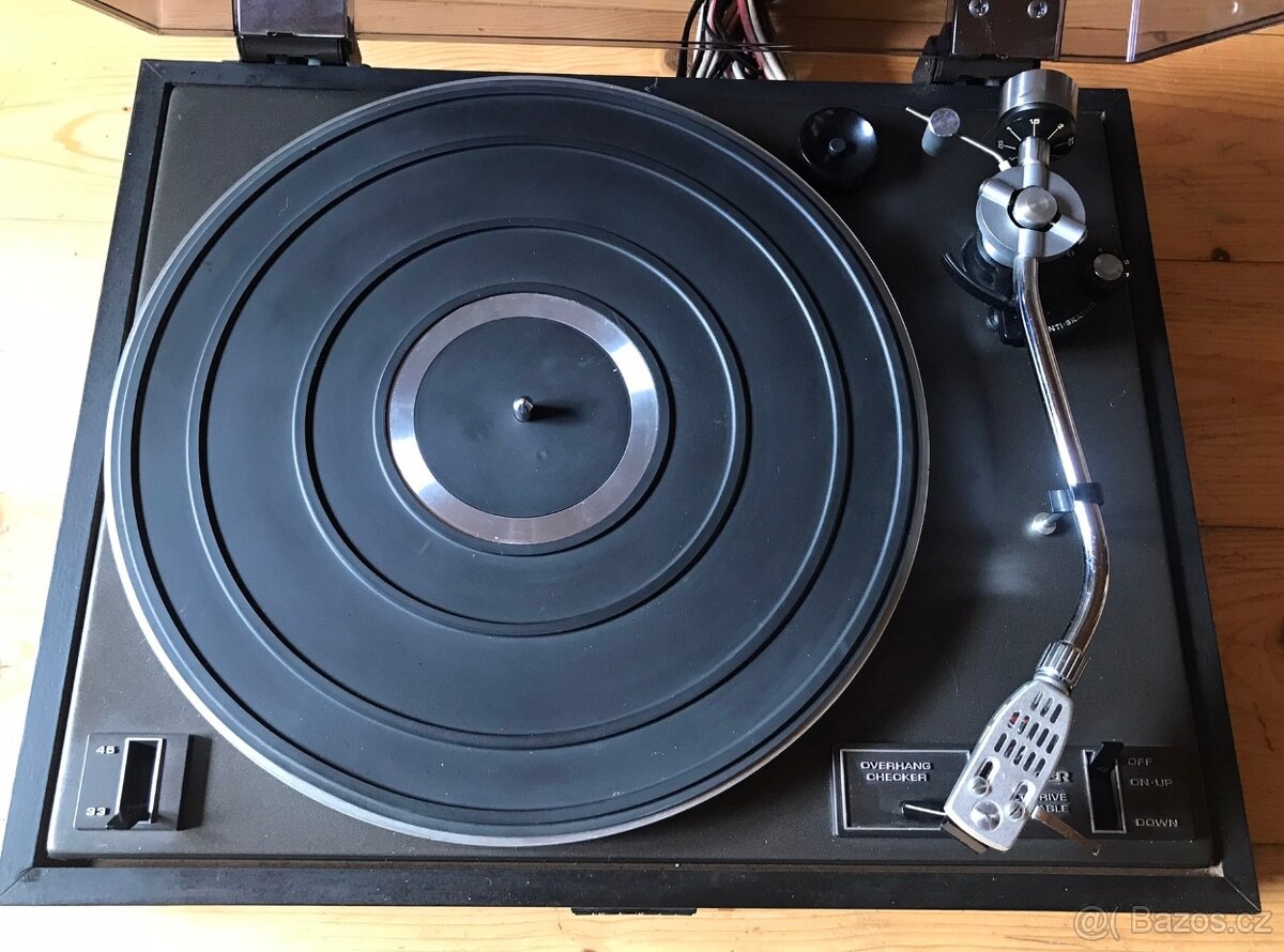 GRAMOFON PIONEER PL-12D (1973) ČERNÝ VE DŘEVĚ,SUPER STAV - 2