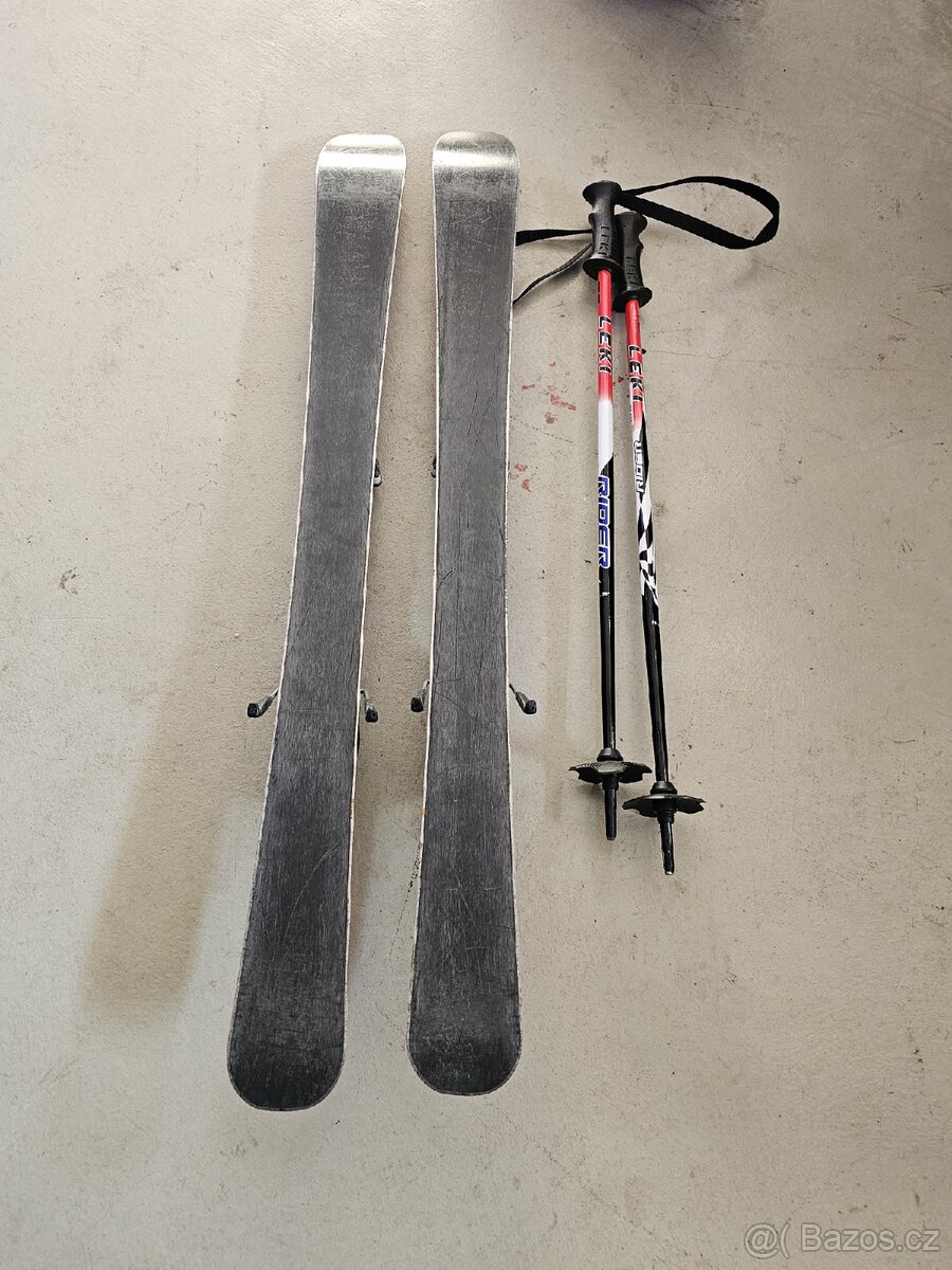 Prodám lyze TecnoPro 100 cm a hůlky Leki 75cm - 2