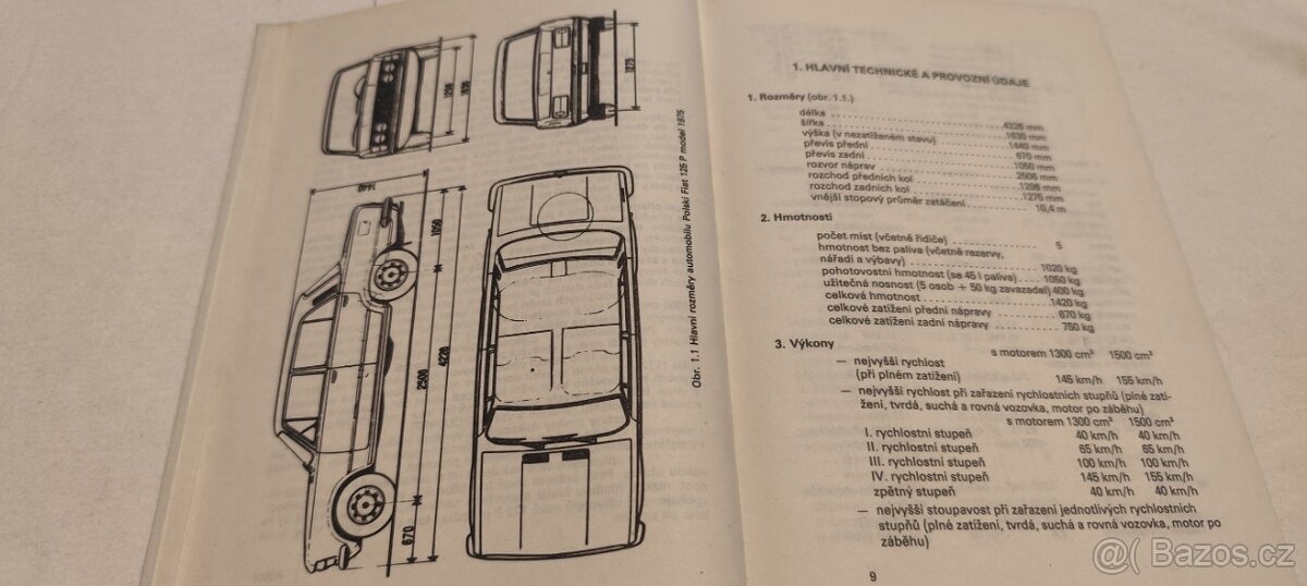 Fiat 125 P , 126 P popis – manuál údržba a opravy 125P 126P - 2