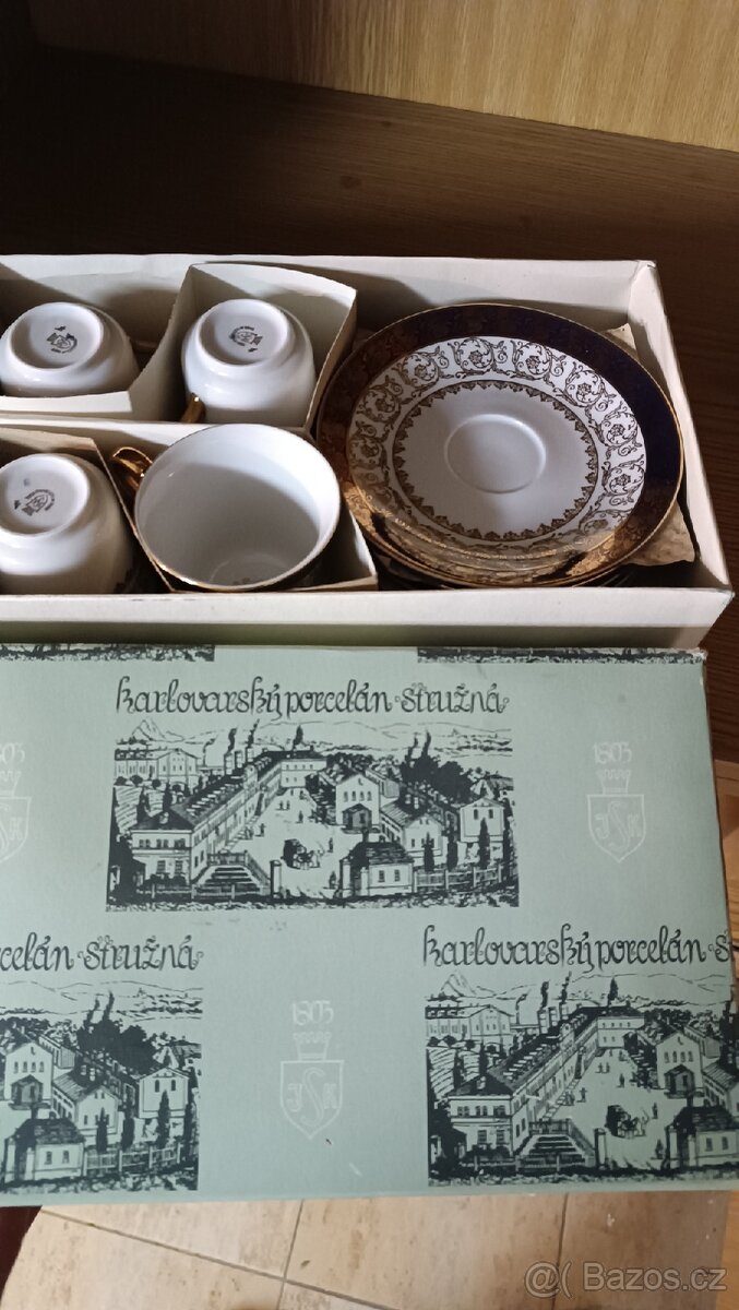 Šálky na kávu porcelán - 2