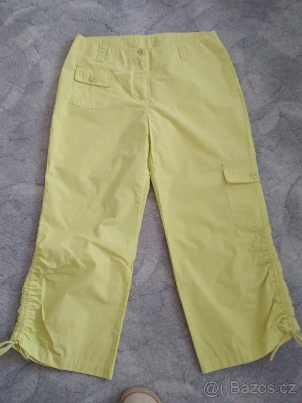 Dámské plátěné 3/4 kalhoty - 2