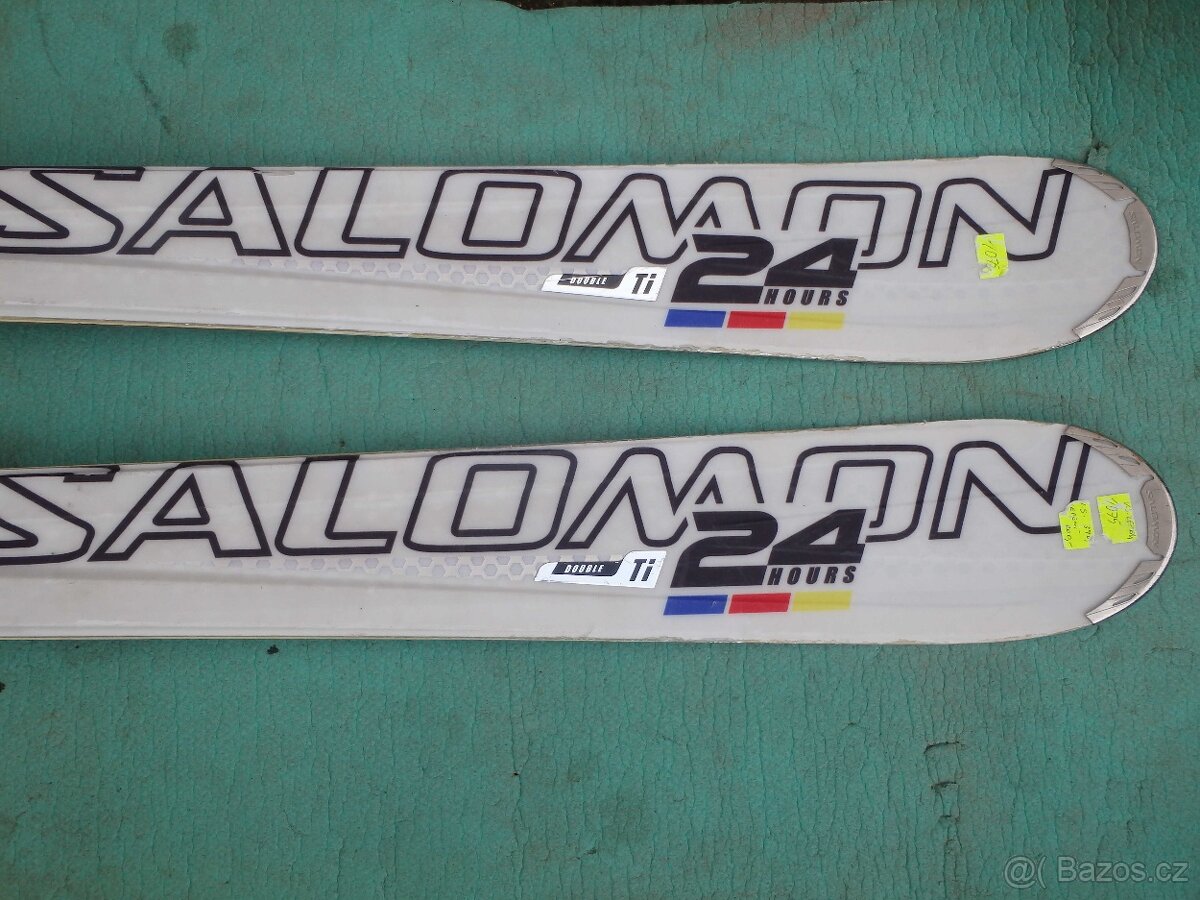 lyže SALOMON 24 HOURS RACE, ti2, powerline 162CM + hůlky SCO - 2