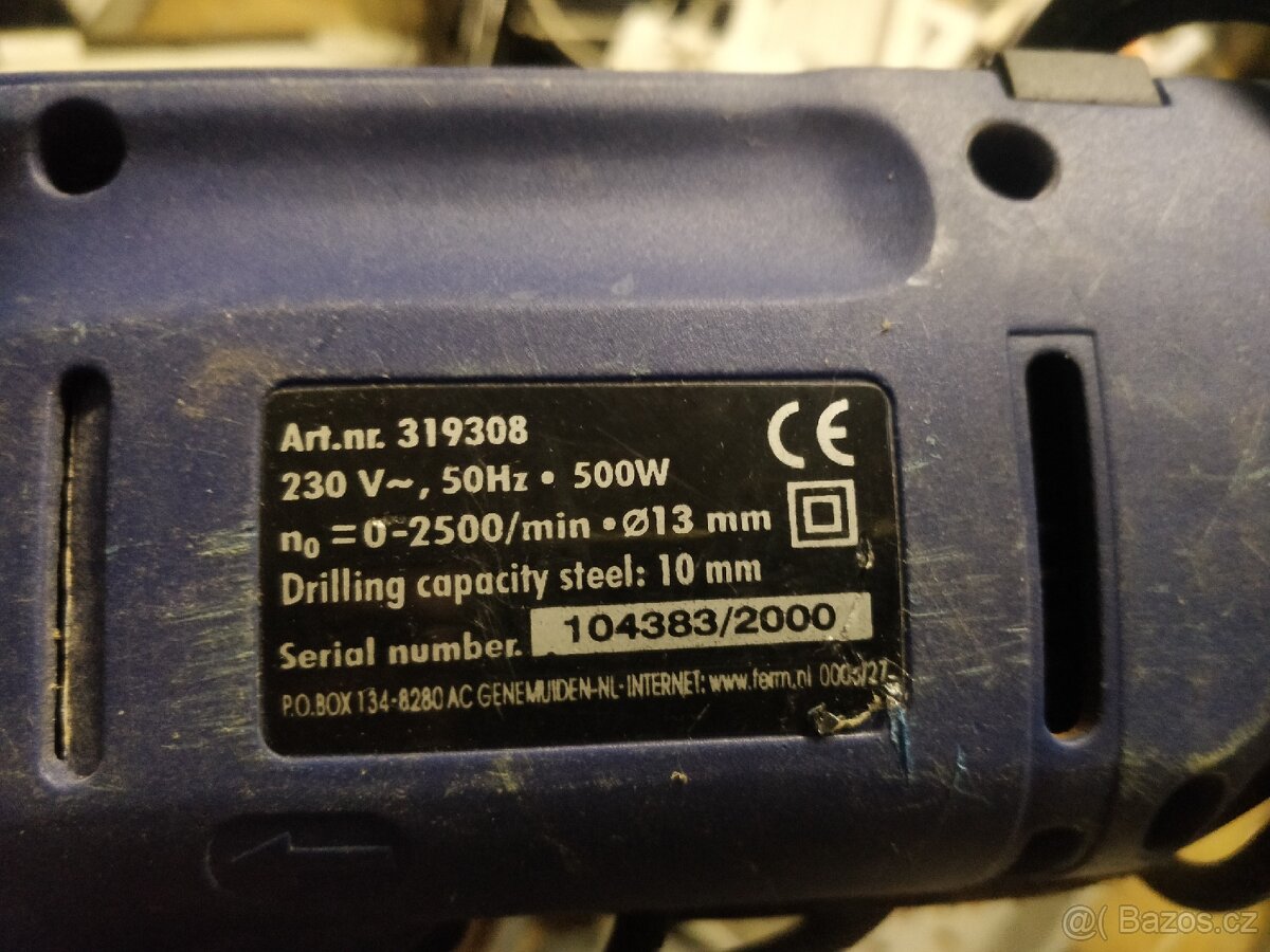 Příklepová vrtačka Ferm - 2