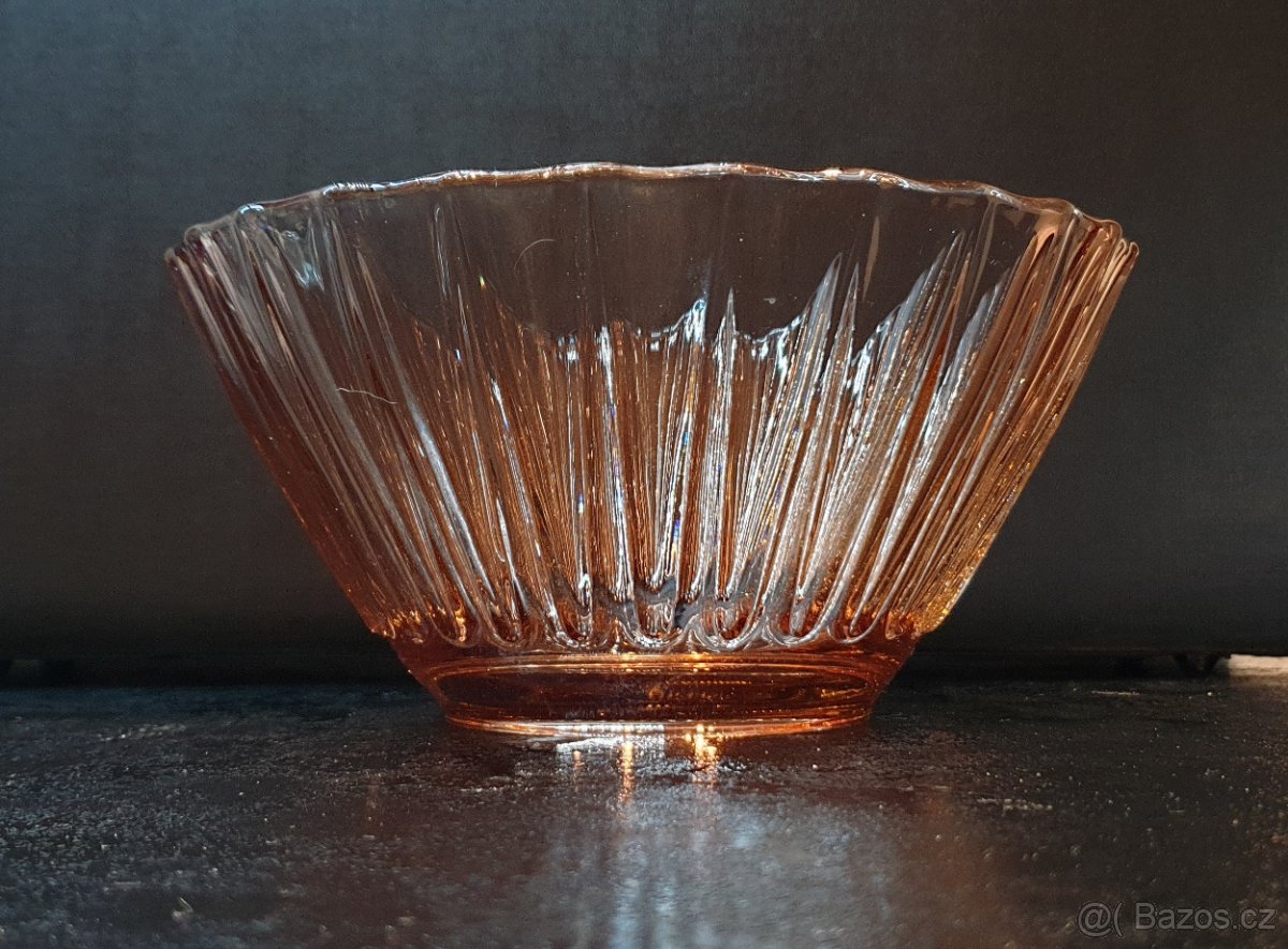 Mísa z oranžového skla - 2