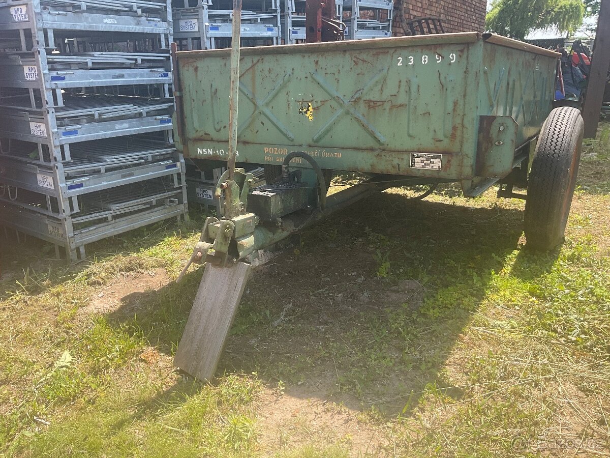 Prodám vlek za malotraktor TZ-4K nebo MT-8 - 2