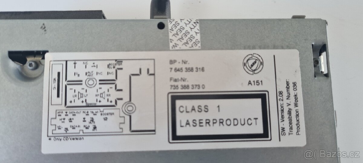 Originalni autoradio fiat ... - 2