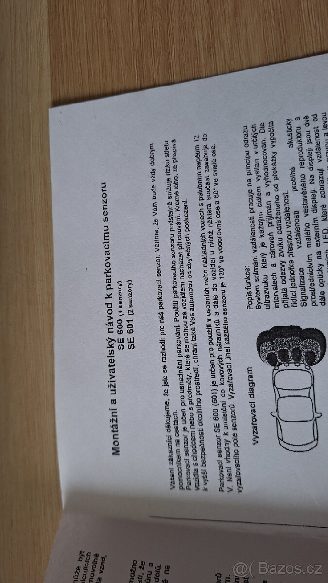 Parkovací senzory - 2