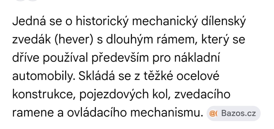 Prodám vysoko tonážni hever - 2