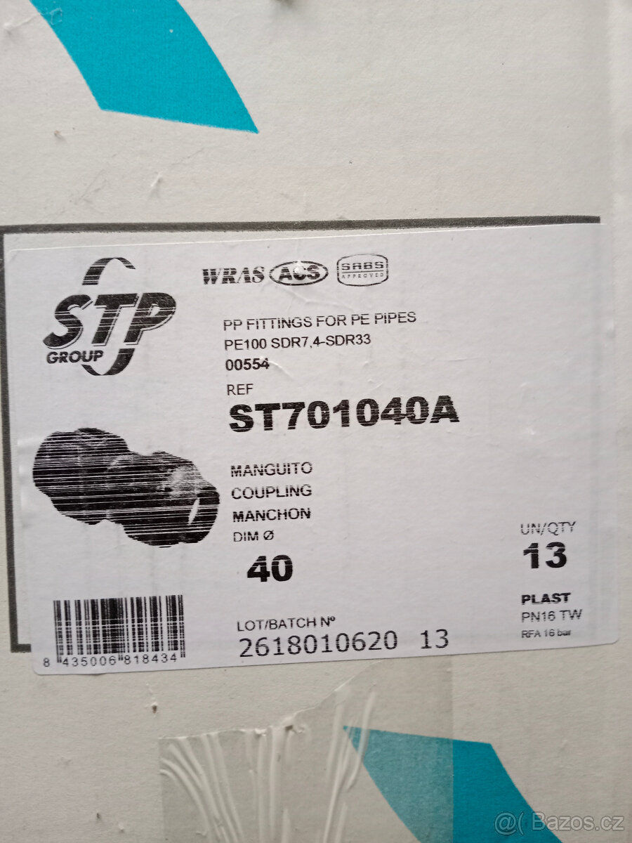 Prodám spojky na PE trubky - 2