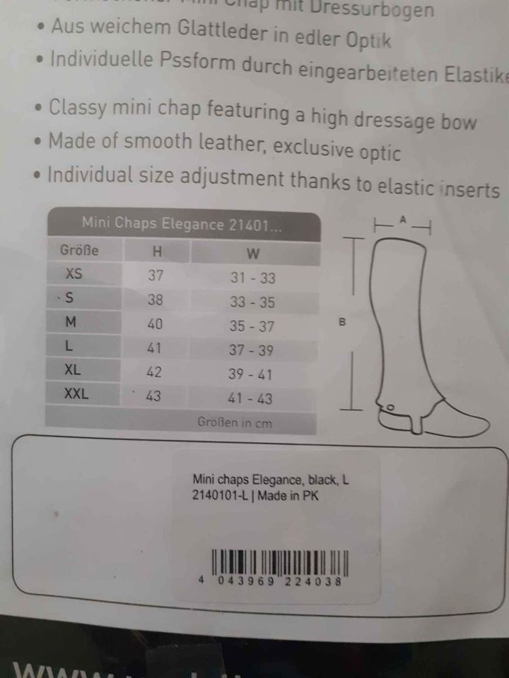 Prodám nové minichaps zn.ELT, vel. L. - 2