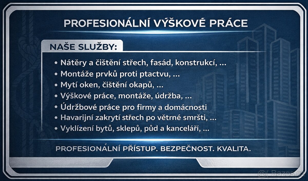Výškové práce - 2