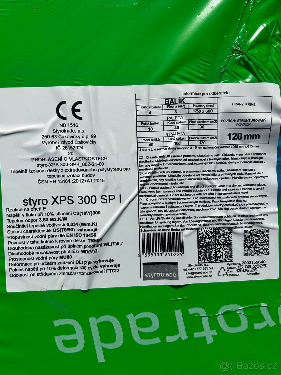Polystyren XPS 300 - 2