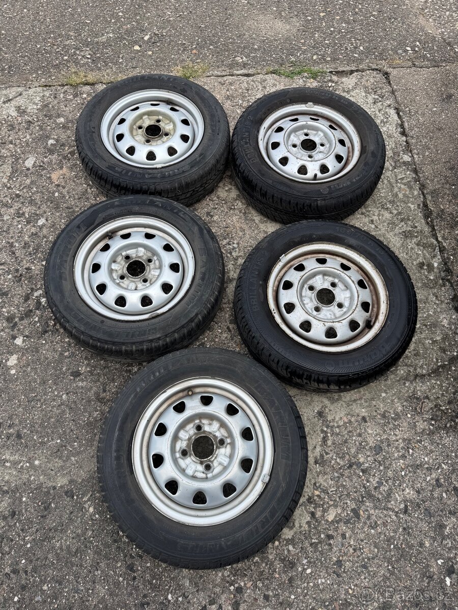5× kola 165/70 R13 – ocelové disky - 2