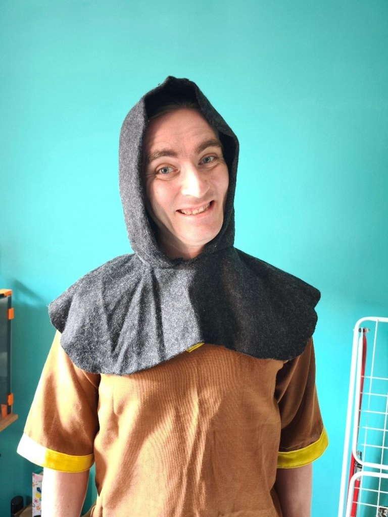 Kostým středověká kapuce - 2