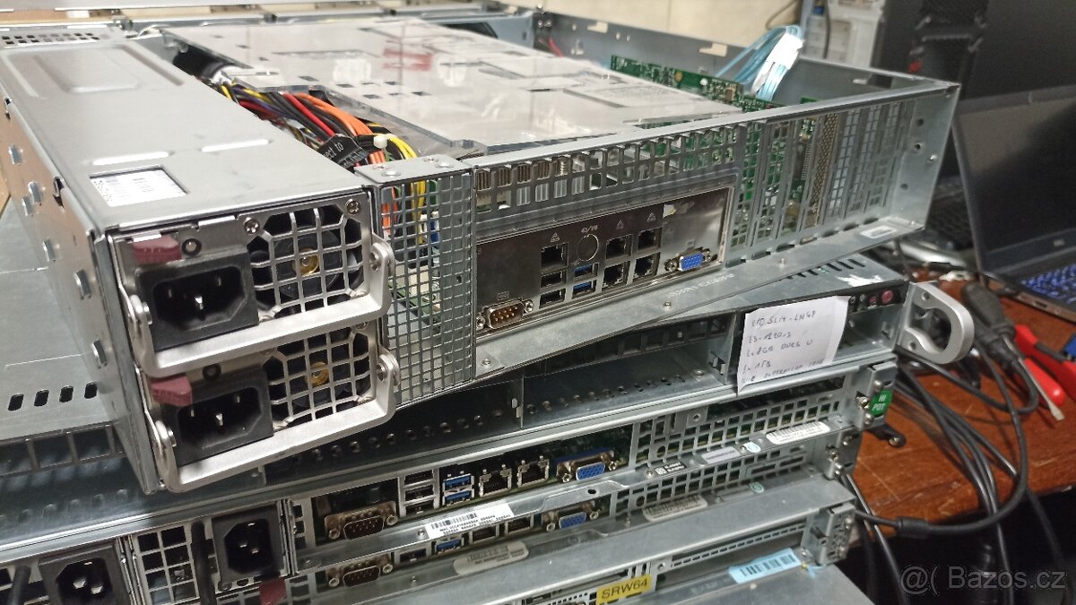 Supermicro 2U, 12x3,5"; E3-1230v5, 16GB RAM, 2PSU - 2