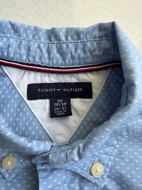 Dětská košile Tommy Hilfiger vel. XS - 2