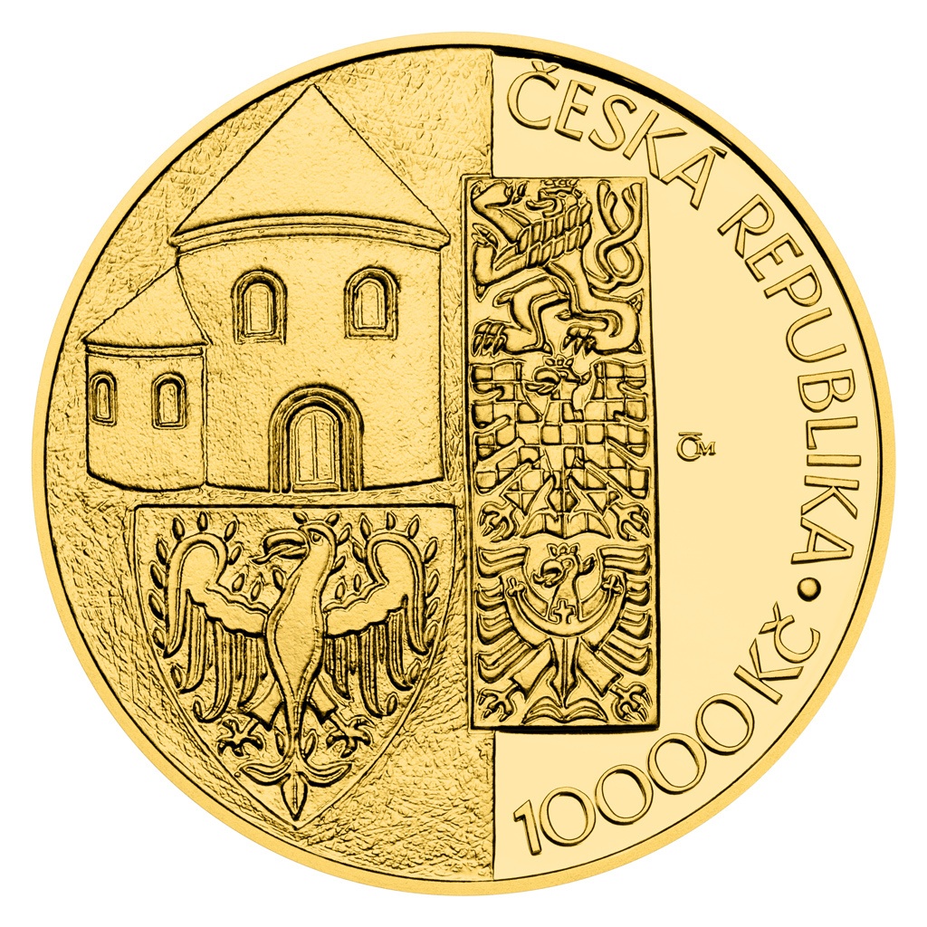 Au 10000Kč - Začátek vlády knížete Václava, stand + proof - 2