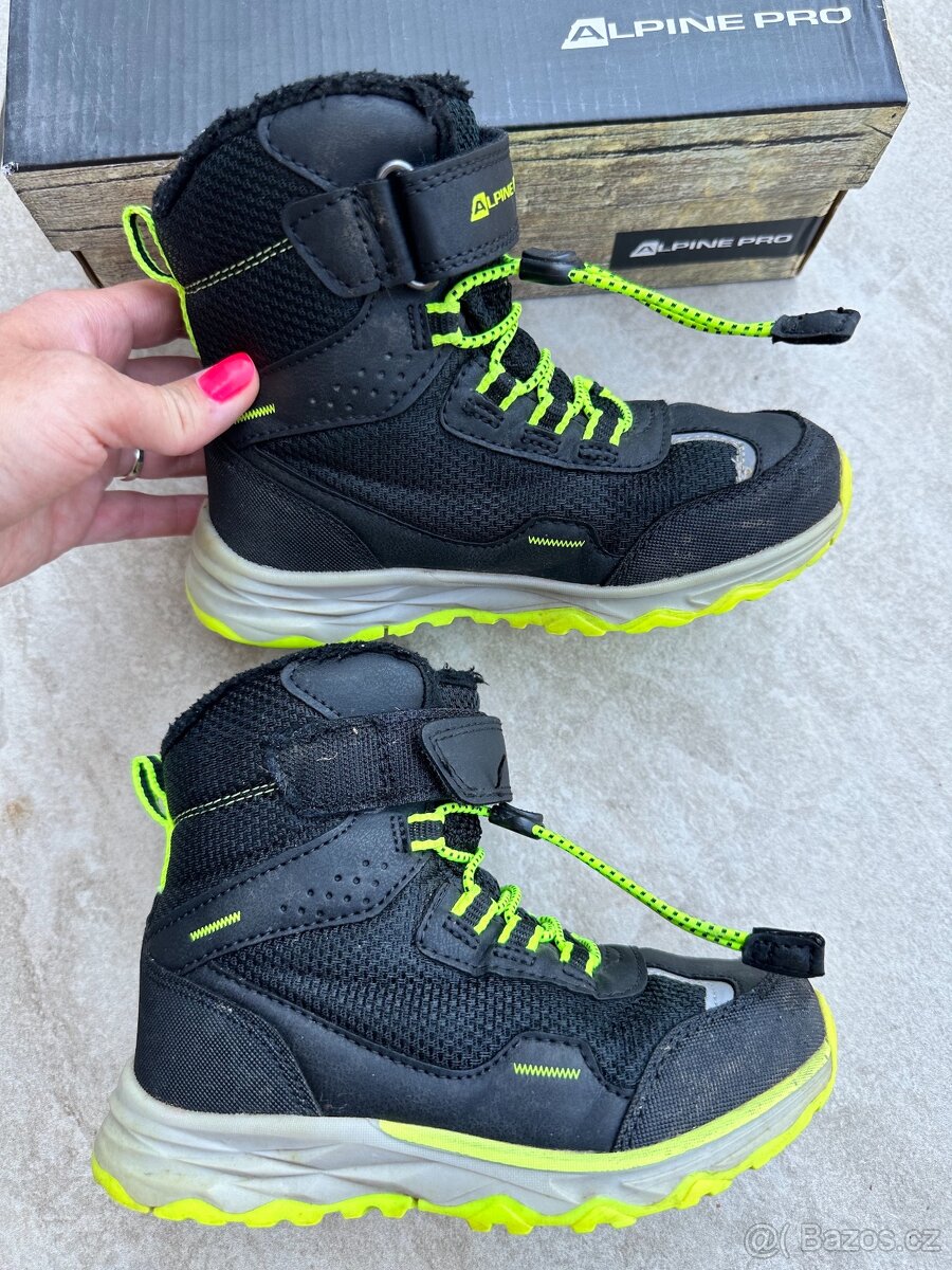 Dětské zimní zateplené boty Alpine Pro Veso vel 29 - 2