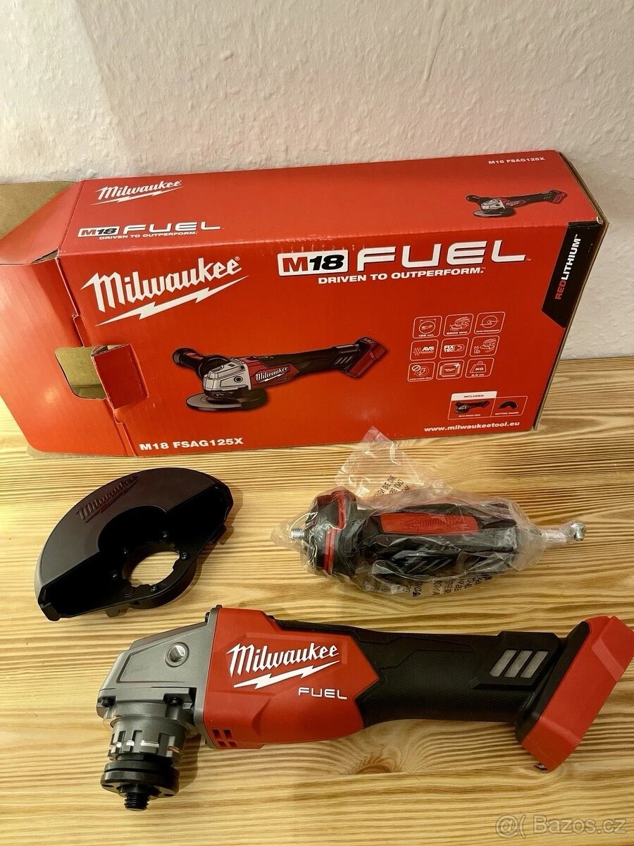 AKU úhlová bruska Milwaukee M18 FSAG125X - 2