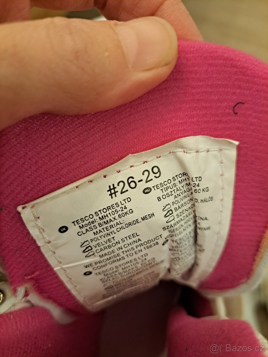 Ledni brusle rostoucí vel. 26-29 - 2