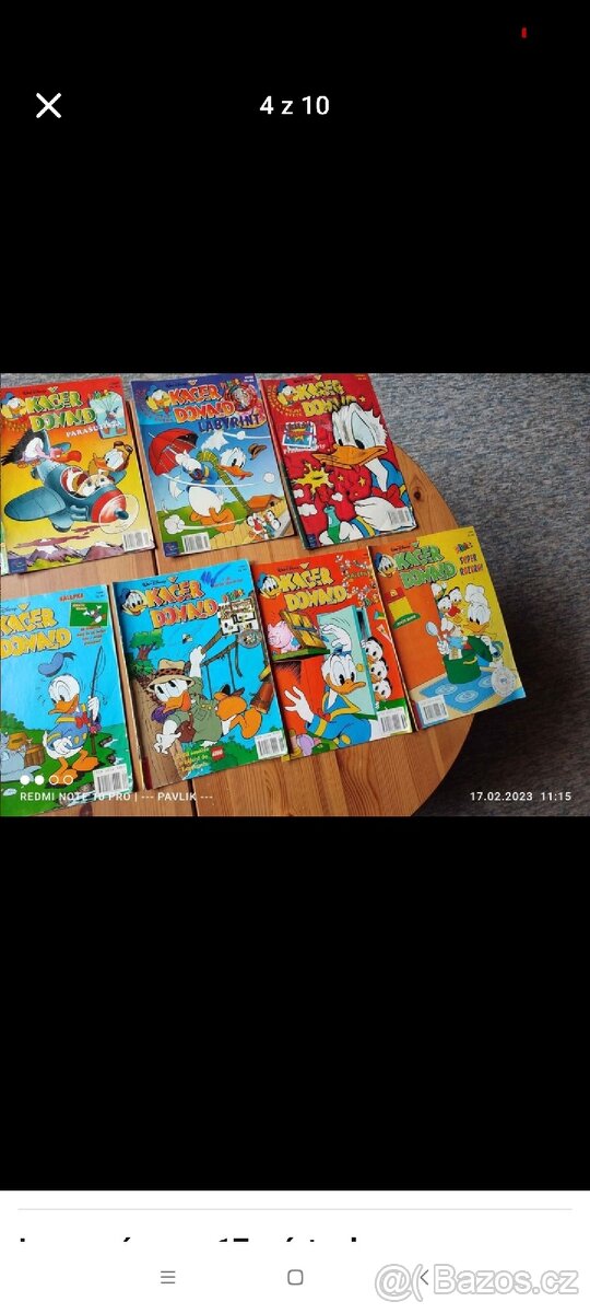 Čtyřlístek, mateřídouška, ohníček, kačer Donald. - 2