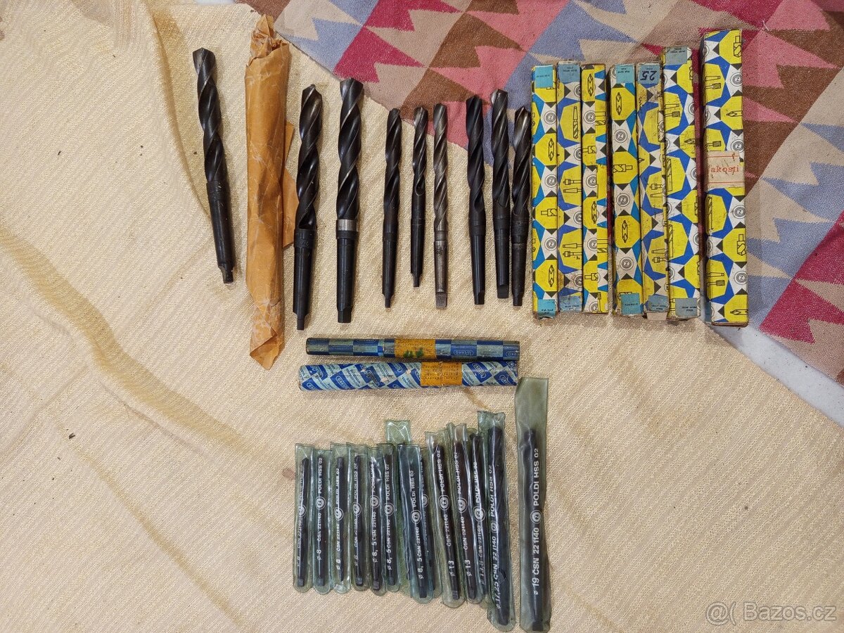 Vrtáky do kovu s kuželovou stopkou HSS 02 - 2