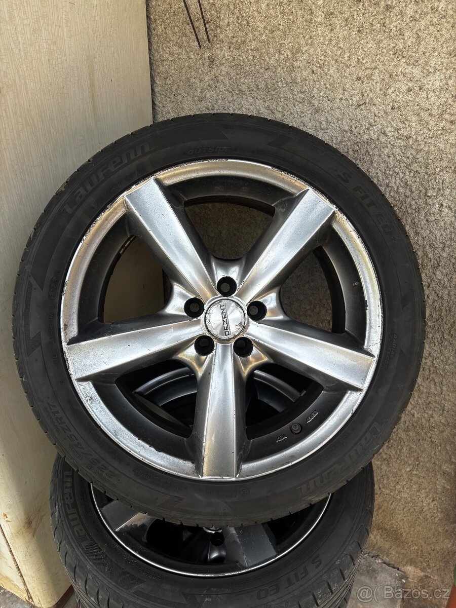 5x100 r17 225/45/17 alu kola léto, octavia 1, golf 4, Seat - 2