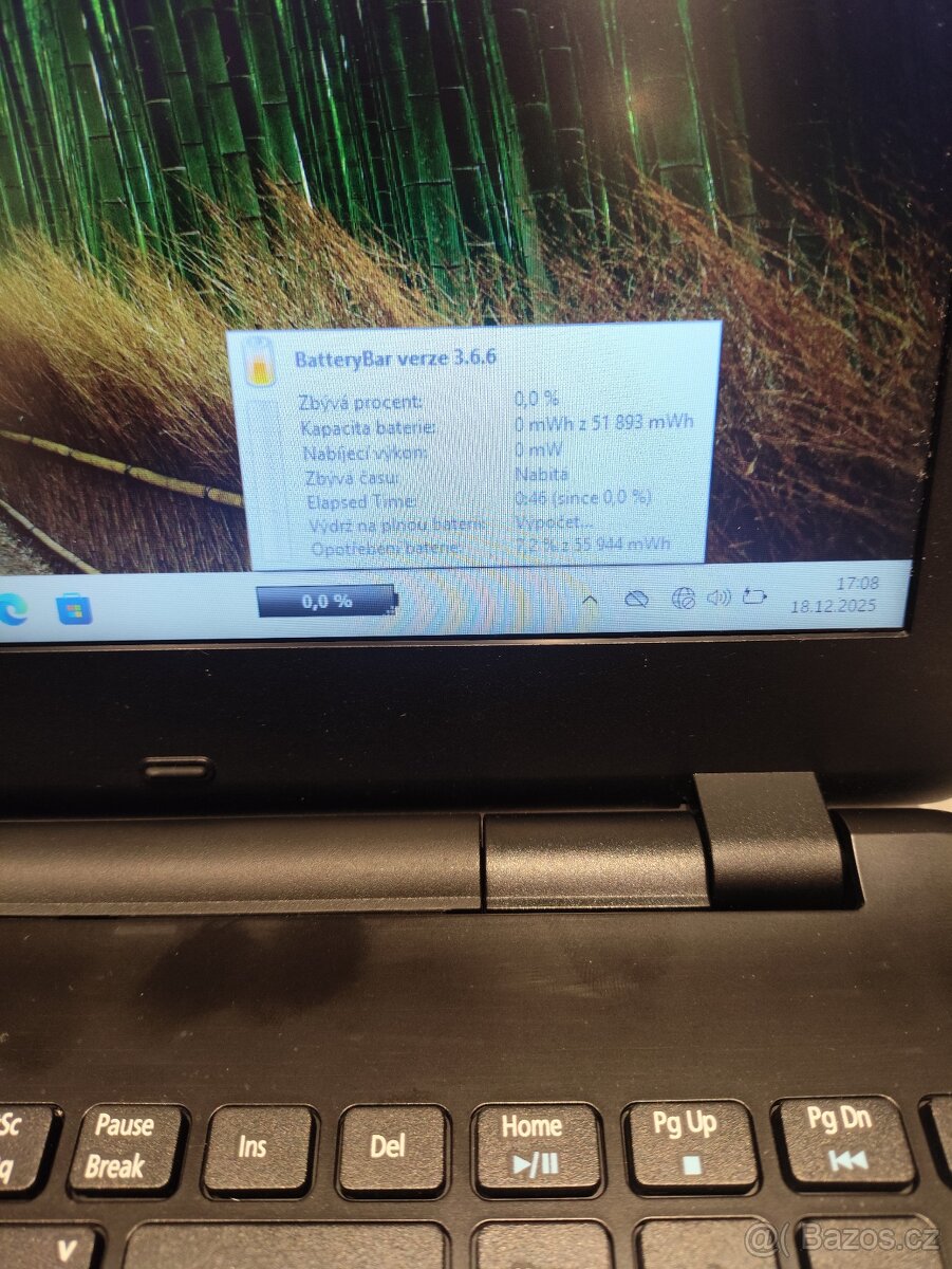 Herní notebook Acer v pěkném stavu volný do smazání - 2