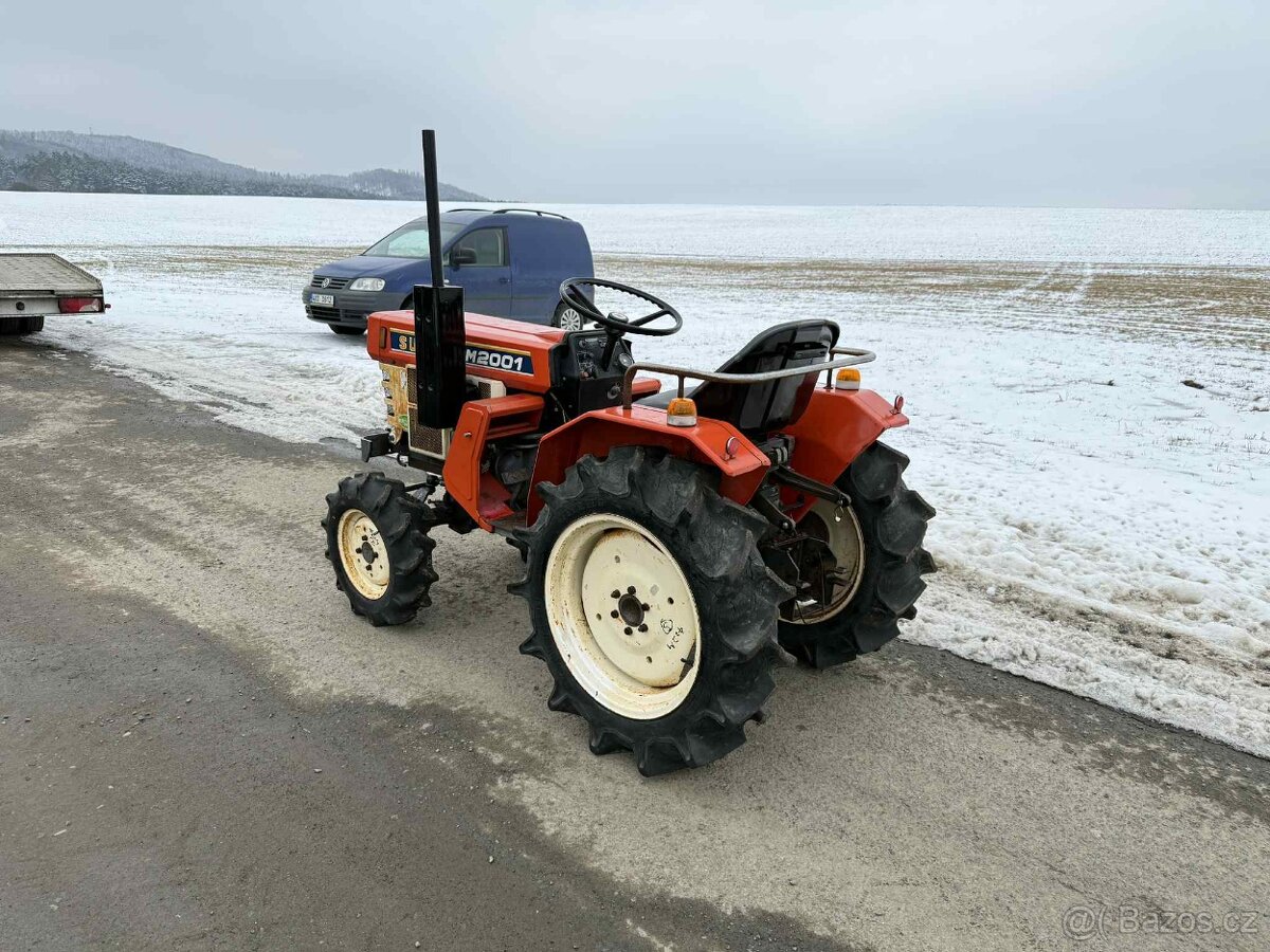 JAPONSKÝ MALOTRAKTOR SUZUE M2001D 4X4 - 2