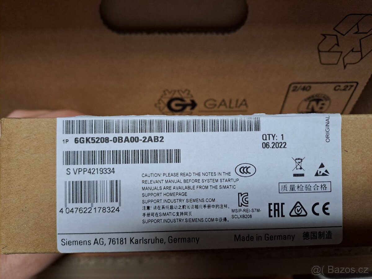 Siemens switch 8portový 8 řízený - 2