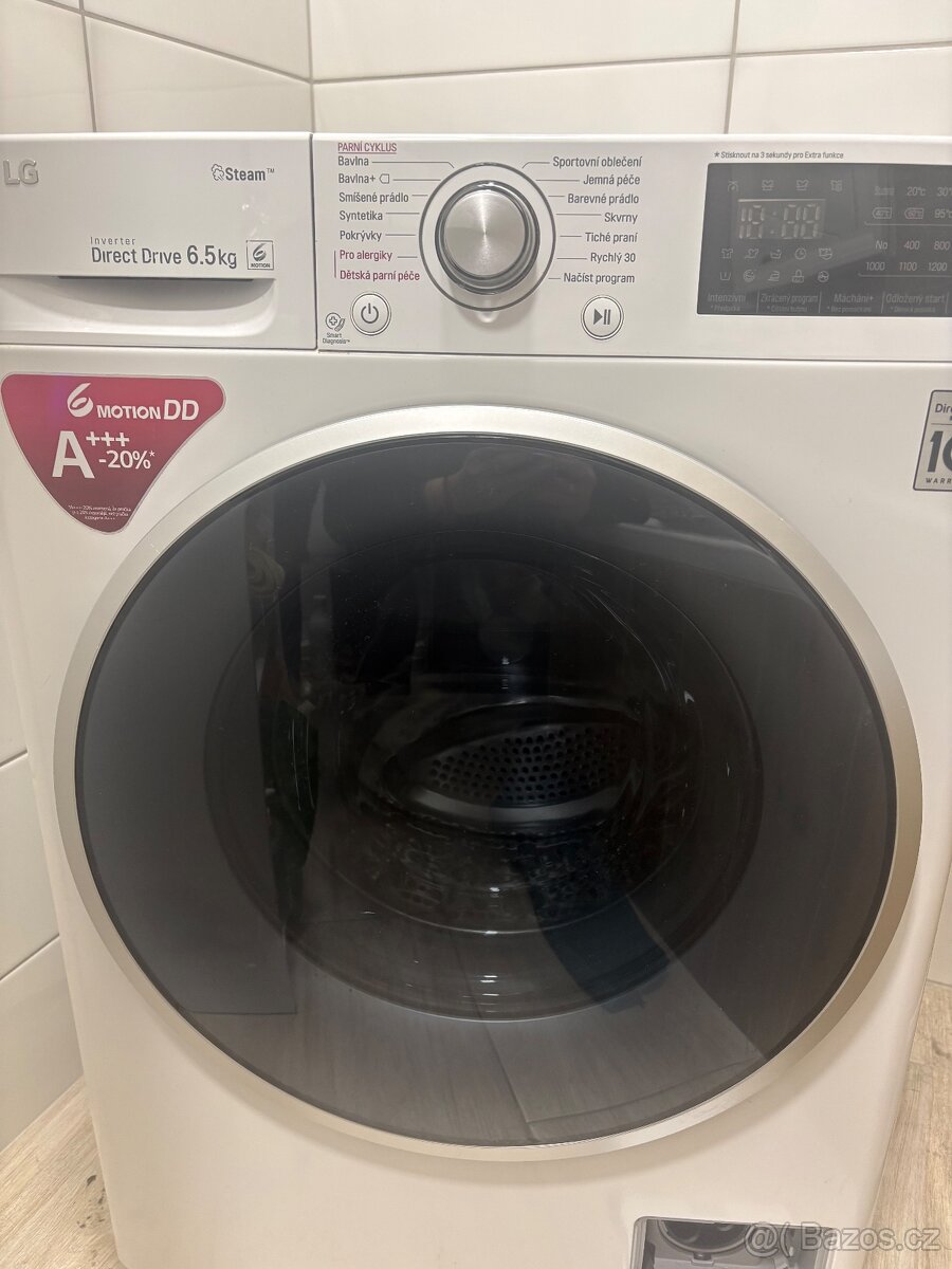 Pračka LG Direct Drive 6,5 kg – A+++ / Parní praní - 2