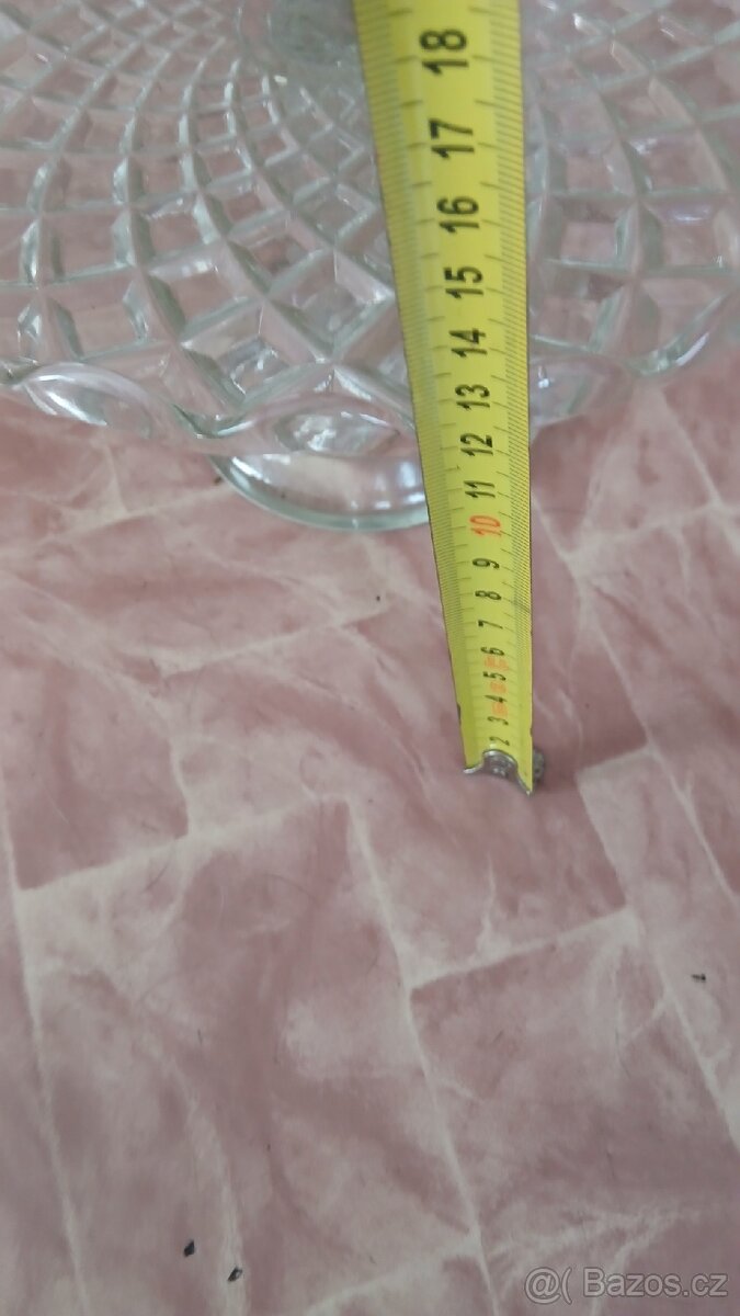 Malý skleněný retro nàstolec - 2