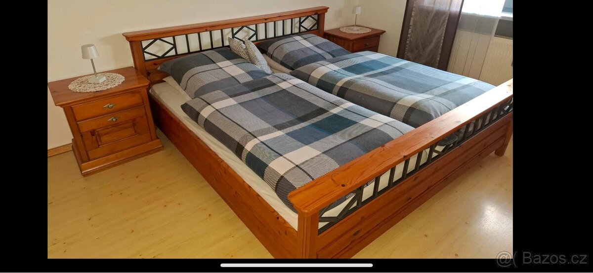 DŘEVĚNÁ MASIVNÍ LOŽNICE - 2