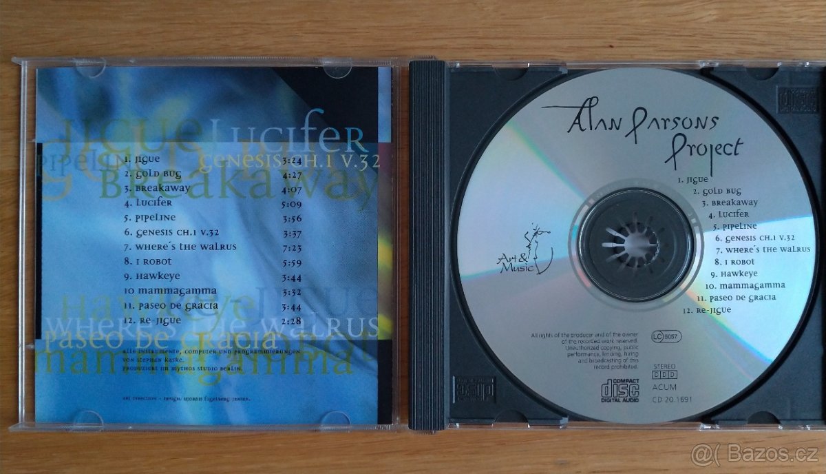 CD Alan Patson Project thé music of - 2