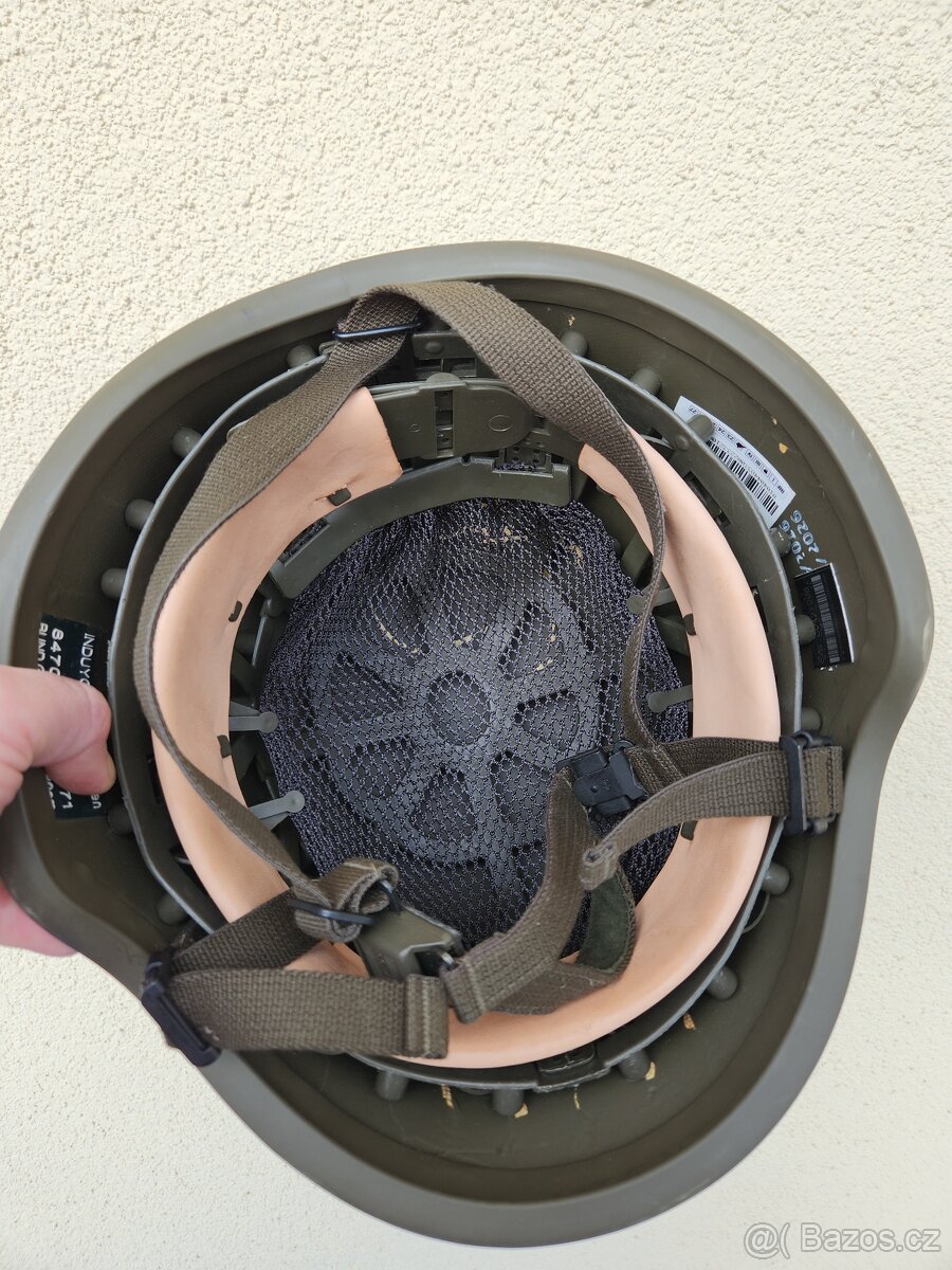 helma vojenská balistická neprůstřelná taktická ačr samopal - 2