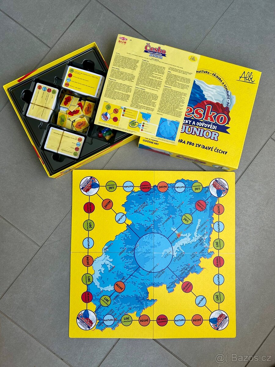 Desková hra Česko junior od Albi - zánovní - 2