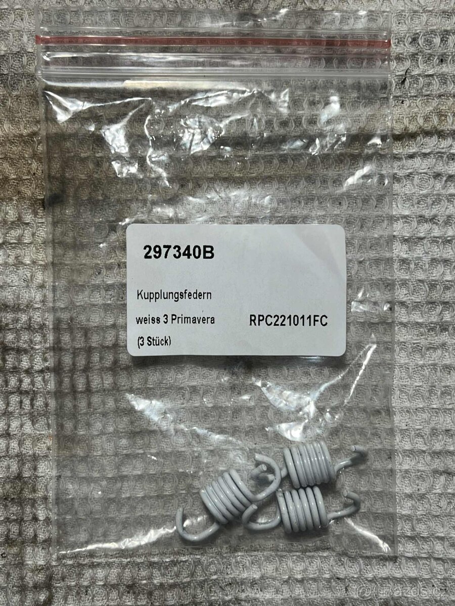 Válečky variátoru a spojkové pružiny 19×15,4 - 2