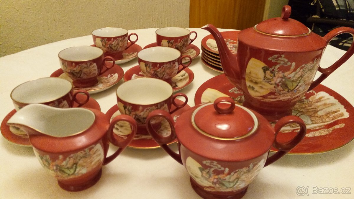 Starý čínský porcelánový servis - 2