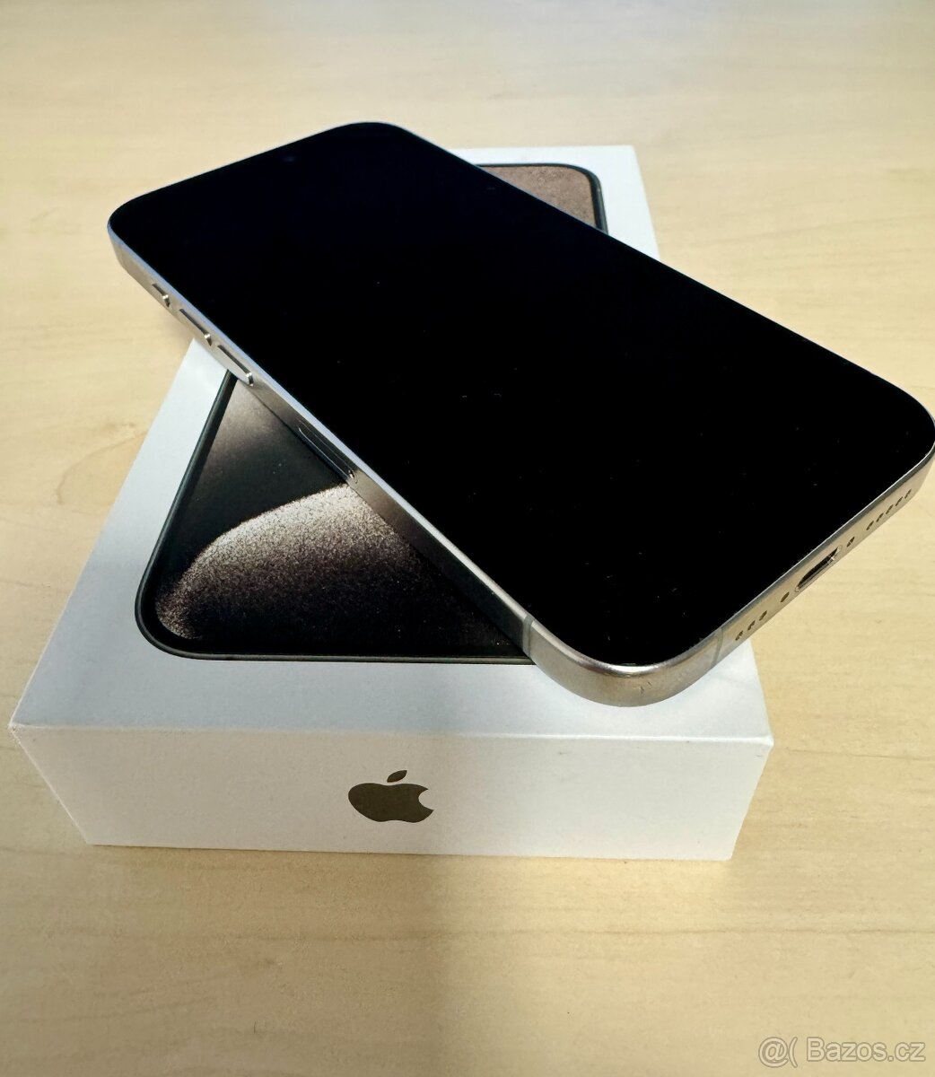 Apple iPhone 15 Pro, Natural Titanium, 256GB - 2