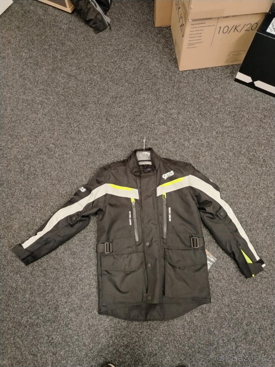 sportovní bunda GMS PACE žluto-žluto-černo-bílá - XS - 2