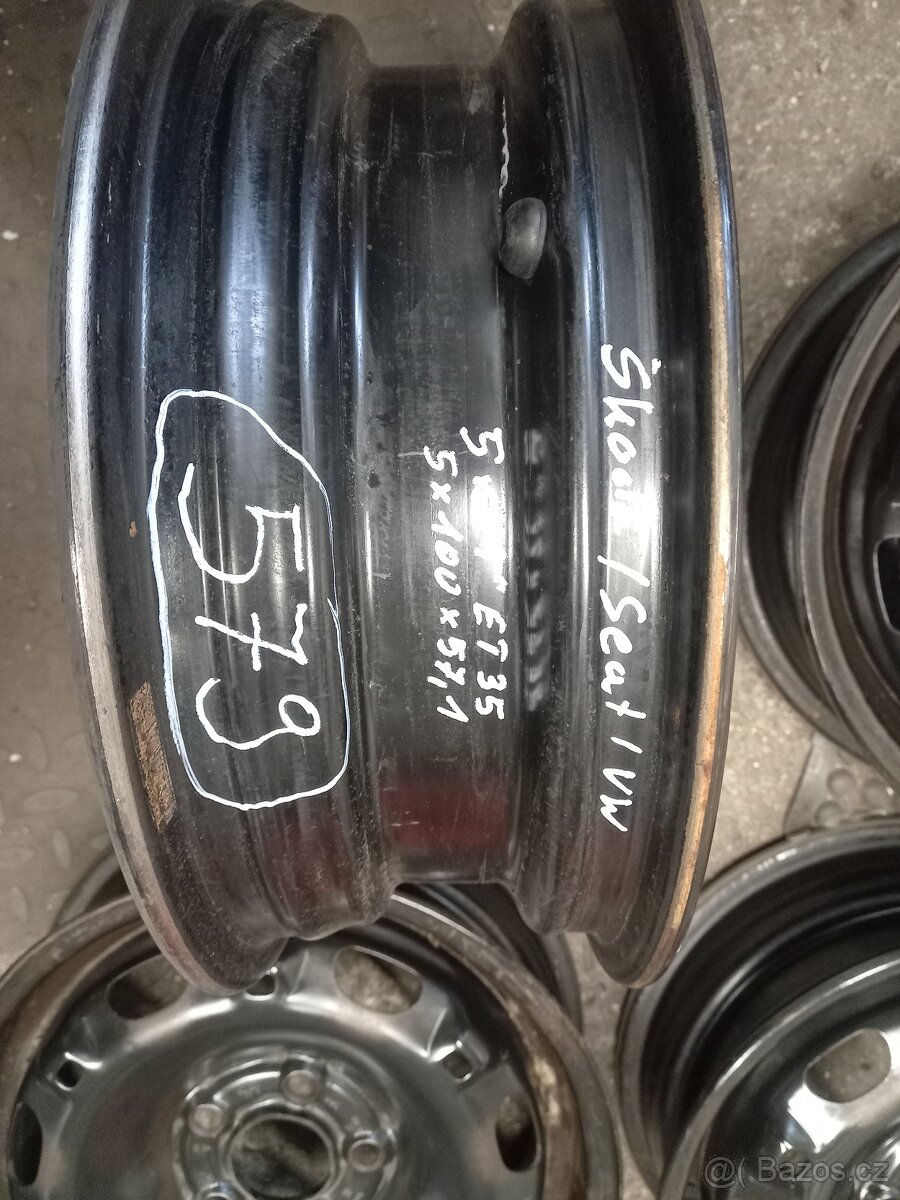 Ocelové disky 14" Fabia, Polo, Ibiza - 2