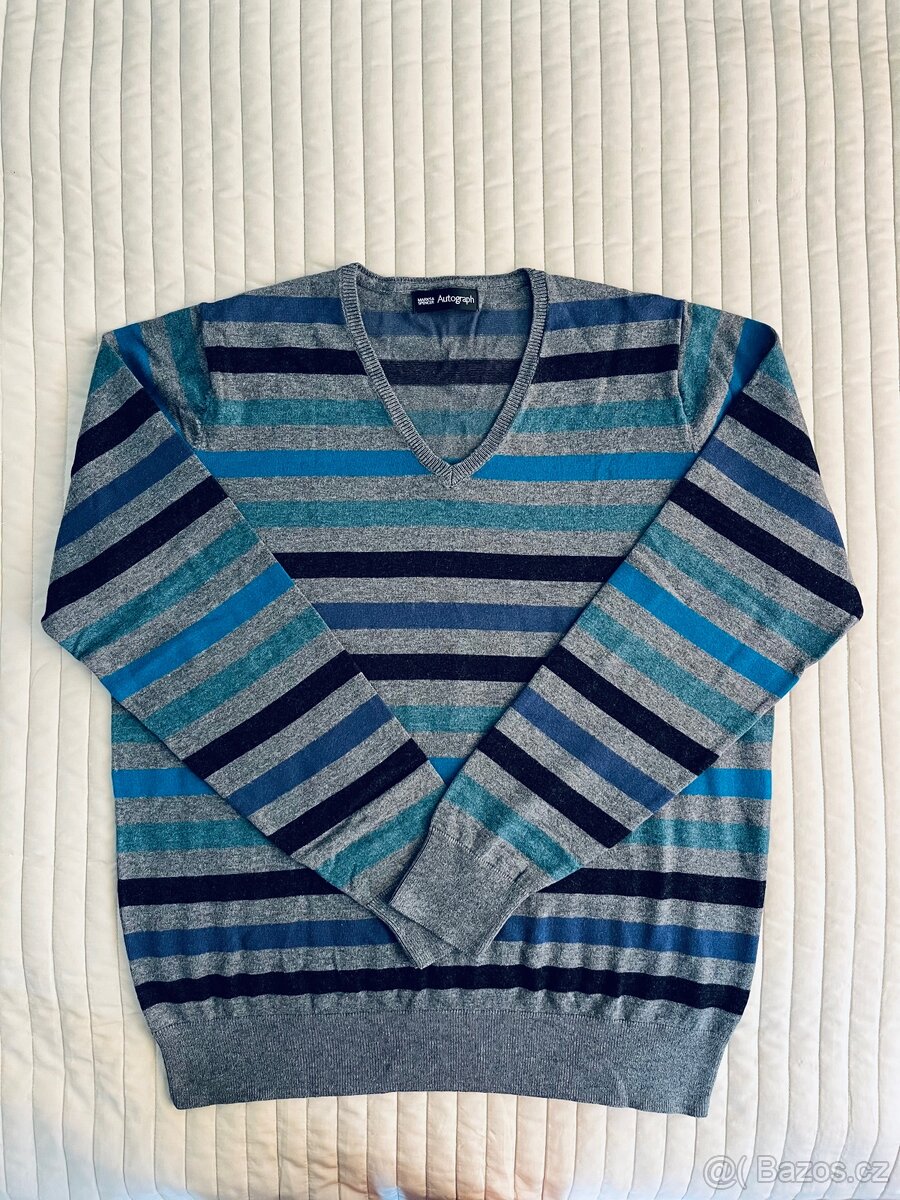 Pánský svetr Marks & Spencer – výborný stav, vel.M - 2
