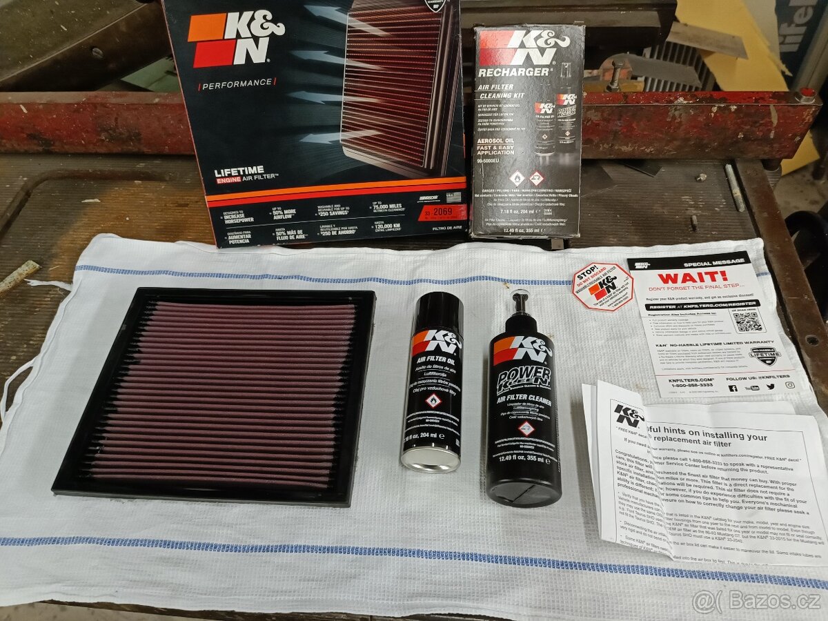 K&N vzduchový filtr 33-2096 Golf mk3 - 2