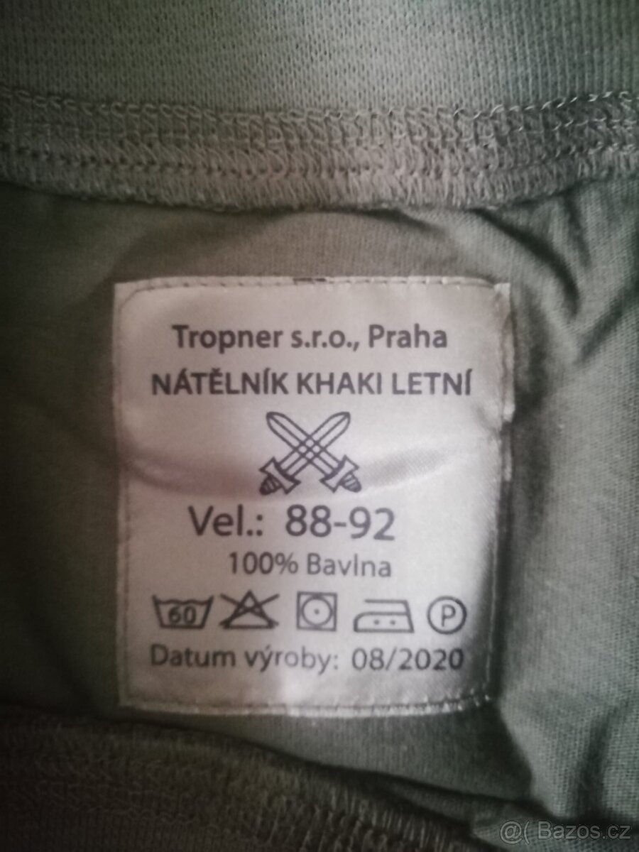 Nátělník khaki letní - 2